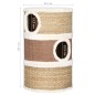 vidaXL Barril rascador para gatos hierba marina 60 cm