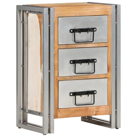 vidaXL Cajonera de madera maciza reciclada 40x30x60 cm 