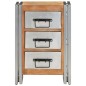 vidaXL Cajonera de madera maciza reciclada 40x30x60 cm vidaXL Cajonera de madera maciza reciclada 40x30x60 cm