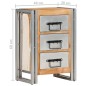 vidaXL Cajonera de madera maciza reciclada 40x30x60 cm vidaXL Cajonera de madera maciza reciclada 40x30x60 cm