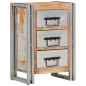 vidaXL Cajonera de madera maciza reciclada 40x30x60 cm vidaXL Cajonera de madera maciza reciclada 40x30x60 cm