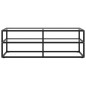 vidaXL Mueble para TV negro con vidrio templado negro 120x40x40 cm vidaXL Mueble para TV negro con vidrio templado negro 120x40x40 cm