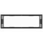 vidaXL Mueble para TV negro con vidrio templado negro 120x40x40 cm vidaXL Mueble para TV negro con vidrio templado negro 120x40x40 cm