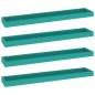 vidaXL Estantes de pared Loggia 4 uds azul MDF 80x15x4 cm vidaXL Estantes de pared Loggia 4 uds azul MDF 80x15x4 cm