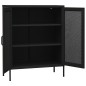 vidaXL Armario de almacenamiento acero negro 80x35x101,5 cm vidaXL Armario de almacenamiento acero negro 80x35x101,5 cm