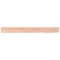 vidaXL Estante de pared madera roble tratada marrón claro 100x10x6 cm vidaXL Estante de pared madera roble tratada marrón claro 100x10x6 cm
