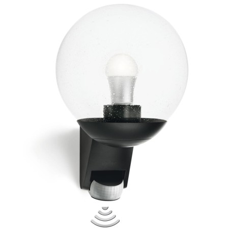 Aplique de exterior con sensor, Steinel L585, negro