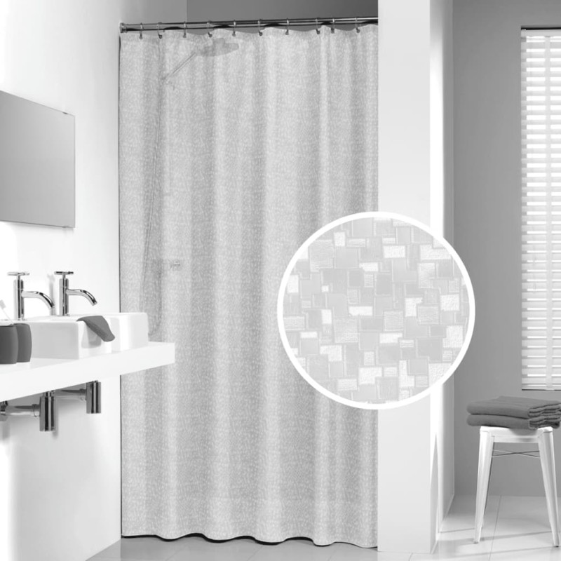 Sealskin cortina de ducha 180 cm modelo Perle 210881300 (transparente) Sealskin cortina de ducha 180 cm modelo Perle 210881300 (transparente)