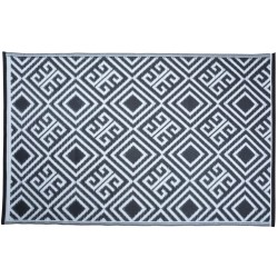 Esschert Design Alfombra de exterior con gráfico 120x186 cm OC12