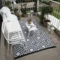 Esschert Design Alfombra de exterior con gráfico 120x186 cm OC12 Esschert Design Alfombra de exterior con gráfico 120x186 cm OC12