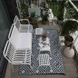 Esschert Design Alfombra de exterior con gráfico 120x186 cm OC12 Esschert Design Alfombra de exterior con gráfico 120x186 cm OC12