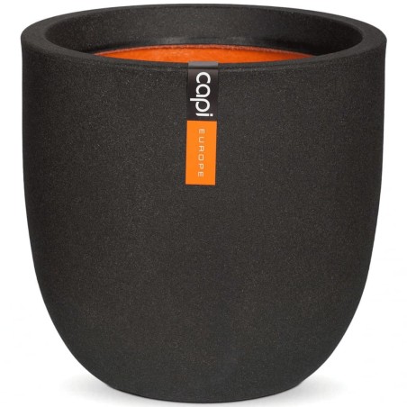 Capi Macetero Urban Smooth negro 54x52 cm KBL935
