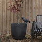 Capi Macetero Urban Smooth negro 54x52 cm KBL935 Capi Macetero Urban Smooth negro 54x52 cm KBL935