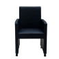 vidaXL Sillas de comedor 2 unidades cuero sintético negro vidaXL Sillas de comedor 2 unidades cuero sintético negro