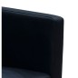 vidaXL Sillas de comedor 2 unidades cuero sintético negro vidaXL Sillas de comedor 2 unidades cuero sintético negro