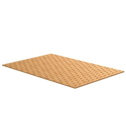 EISL Alfombra de baño de bambú 50x70 cm