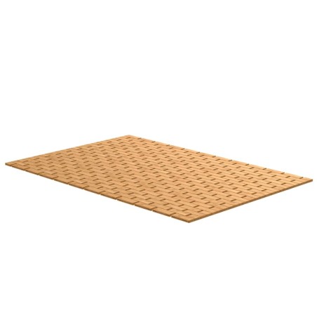 EISL Alfombra de baño de bambú 50x70 cm