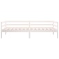 vidaXL Sofá cama madera maciza de pino blanco 90x190 cm vidaXL Sofá cama madera maciza de pino blanco 90x190 cm