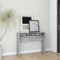 vidaXL Mesa consola madera contrachapada gris Sonoma 105x30x80 cm vidaXL Mesa consola madera contrachapada gris Sonoma 105x30x80 cm