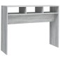 vidaXL Mesa consola madera contrachapada gris Sonoma 105x30x80 cm vidaXL Mesa consola madera contrachapada gris Sonoma 105x30x80 cm