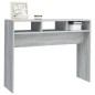 vidaXL Mesa consola madera contrachapada gris Sonoma 105x30x80 cm vidaXL Mesa consola madera contrachapada gris Sonoma 105x30x80 cm