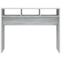 vidaXL Mesa consola madera contrachapada gris Sonoma 105x30x80 cm vidaXL Mesa consola madera contrachapada gris Sonoma 105x30x80 cm
