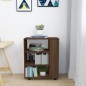 vidaXL Armario con ruedas madera contrachapada roble marrón 60x35x75cm vidaXL Armario con ruedas madera contrachapada roble marrón 60x35x75cm