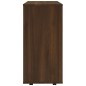 vidaXL Armario con ruedas madera contrachapada roble marrón 60x35x75cm vidaXL Armario con ruedas madera contrachapada roble marrón 60x35x75cm