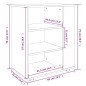 vidaXL Armario con ruedas madera contrachapada roble marrón 60x35x75cm vidaXL Armario con ruedas madera contrachapada roble marrón 60x35x75cm