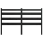 vidaXL Cabecero de cama madera maciza de pino negro 156x4x100 cm