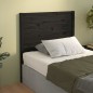 vidaXL Cabecero de cama madera maciza de pino negro 81x4x100 cm vidaXL Cabecero de cama madera maciza de pino negro 81x4x100 cm