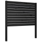 vidaXL Cabecero de cama madera maciza de pino negro 81x4x100 cm vidaXL Cabecero de cama madera maciza de pino negro 81x4x100 cm