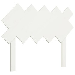 vidaXL Cabecero de cama madera maciza de pino blanco 104x3x80,5 cm
