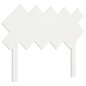 vidaXL Cabecero de cama madera maciza de pino blanco 104x3x80,5 cm