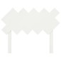 vidaXL Cabecero de cama madera maciza de pino blanco 104x3x80,5 cm