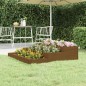 vidaXL Jardinera madera maciza de pino marrón miel 107x107x27 cm vidaXL Jardinera madera maciza de pino marrón miel 107x107x27 cm