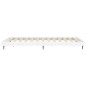 vidaXL Estructura de cama madera contrachapada blanco brillo 100x200cm vidaXL Estructura de cama madera contrachapada blanco brillo 100x200cm