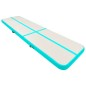 vidaXL Esterilla inflable de gimnasia y bomba PVC verde 700x100x15 cm vidaXL Esterilla inflable de gimnasia y bomba PVC verde 700x100x15 cm