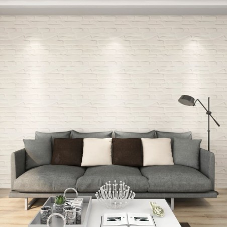 vidaXL Paneles de pared 3D 24 unidades 0,5x0,5 m 6 m²