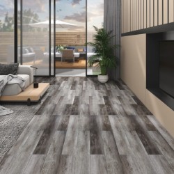 vidaXL Lamas para suelo no autoadhesivas PVC madera a rayas 4,46 m²