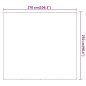 vidaXL Toldo vertical tela oxford verde claro 250x270 cm vidaXL Toldo vertical tela oxford verde claro 250x270 cm