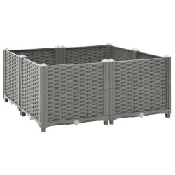 vidaXL Arriate polipropileno 80x80x38 cm