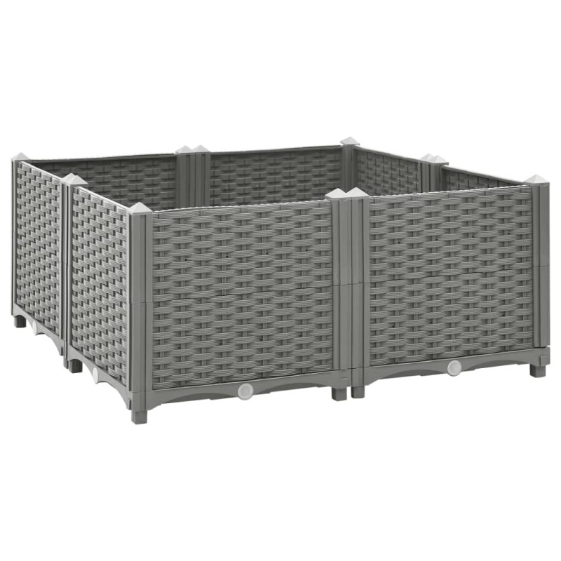 vidaXL Arriate polipropileno 80x80x38 cm vidaXL Arriate polipropileno 80x80x38 cm