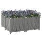 vidaXL Arriate polipropileno 80x80x38 cm vidaXL Arriate polipropileno 80x80x38 cm