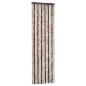 vidaXL Cortina mosquitera de chenilla beige y marrón claro 56x185 cm vidaXL Cortina mosquitera de chenilla beige y marrón claro 56x185 cm