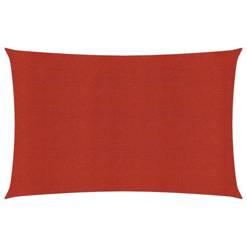 vidaXL Toldo de vela rojo HDPE 160 g/m² 3,5x5 m vidaXL Toldo de vela rojo HDPE 160 g/m² 3,5x5 m