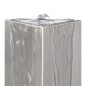 vidaXL Fuente de jardín de acero inoxidable plateado 37,7x32,6x110 cm vidaXL Fuente de jardín de acero inoxidable plateado 37,7x32,6x110 cm