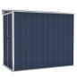 vidaXL Cobertizo de jardín de pared acero galvanizado 118x194x178 cm vidaXL Cobertizo de jardín de pared acero galvanizado 118x194x178 cm
