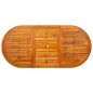 vidaXL Mesa de comedor jardín madera maciza acacia (120-170)x80x75 cm vidaXL Mesa de comedor jardín madera maciza acacia (120-170)x80x75 cm