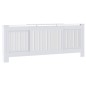 vidaXL Cubierta para radiador MDF blanco 205 cm vidaXL Cubierta para radiador MDF blanco 205 cm